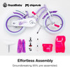 CHIPMUNK ROYALBABY CHIPMUNK KIDS BIKE TODDLERS 22" WHEEL BICYCLE - GEMSTONE PINK