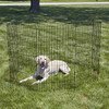 NEW WORLD PET PRODUCTS DOG EXERCISE PEN & PLAYPEN 24" W X 42" H NO DOOR BLACK