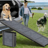 HERCCRETA WIGGE DOG RAMP FOR CAR, 63" LONG & 17" WIDE FOLDING PORTABLE DOG RAMPS