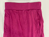 HUUEAY WOMEN'S PLUS SIZE CAPRI PANTS COTTON WIDE LEG CAPRIS - 2X-LARGE - MAROON New