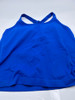 ATTRACO RIBBED RACERBACK TANK TOP - SIZE: XL - BLUE New