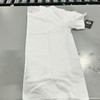 BLUE ICE PLAIN SHORT SLEEVES T-SHIRT - SIZE: MEN L - WHITE New