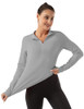 FKEEP Women's Polo Shirts Long Sleeve UPF 50+ Sun Protection Tennis Golf New