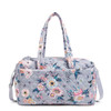 27295-18476 VERA BRADLEY TWILL LARGE TRAVEL DUFFLE BAG PARISIAN BOUQUET NOS