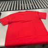 BLUE ICE PLAIN SHORT SLEEVES T-SHIRT - SIZE: MEN 2XL - RED New