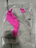 CHAMPION T1397 CHAMPION TAGLESS RAGLAN BASEBALL OXFORD GRAY HEATHER/PINK M