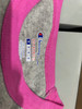 CHAMPION T1397 CHAMPION TAGLESS RAGLAN BASEBALL OXFORD GRAY HEATHER/PINK M