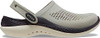 CROCS UNISEX LITERIDE 360 CLOGS - SIZE: WOMEN 7 - ELEPHANT/BLACK