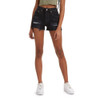 563270268 LEVI'S Women's 501 Shorts Distressed Black Size 26 New