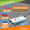 SPORT SQUAD 40 INCH TABLE TOP AIR HOCKEY TABLE FOR KIDS AND ADULTS - BLUE/BLACK SPORT SQUAD 40 INCH TABLE TOP AIR HOCKEY TABLE FOR KIDS AND ADULTS - BLUE/BLACK
