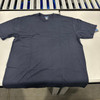 BLUE ICE PLAIN STRETCH T-SHIRT WITH SHORT SLEEVES - SIZE: MEN 2XL - NAVY New