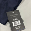 BLUE ICE PLAIN STRETCH T-SHIRT WITH SHORT SLEEVES - SIZE: MEN 2XL - NAVY New