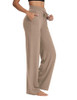 Sarin Mathews Womens Yoga Sweatpants Wide Leg High Waisted Lounge Pajamas Pants New
