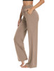 Sarin Mathews Womens Yoga Sweatpants Wide Leg High Waisted Lounge Pajamas Pants New