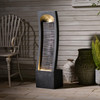 FORFAR MODERN INDOOR WATER FOUNTAIN CURVED FAUX - GARY