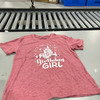 SHIRTWOOT! WOMEN'S MAGICAL BIRTHDAY GIRL TSHIRT - SIZE: WOMEN M - PINK