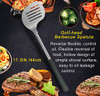 POLIGO 7PCS Golf-Club Style BBQ Tools Set Grilling Tools Rubber Handle - Green