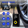 Globest Portable Tire Inflator Portable Rechargeable 4000mAh KCB-9537 - Black