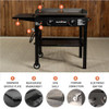 BLACKSTONE FLAT TOP GAS GRILL GRIDDLE 2 BURNER PROPANE 1517AZ - BLACK