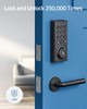 eufy Keyless Entry Door Lock Bluetooth Electronic Deadbolt T8500083 BLACK