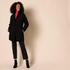 AMAZON ESSENTIALS WOMEN'S TEDDY BEAR FLEECE OVERSIZED FIT JACKET 2XL BLACK New