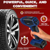 Bullseye Pro Tire Inflator Portable Air Compressor Car Tire Inflator - Blue Bullseye Pro Tire Inflator Portable Air Compressor Car Tire Inflator - Blue