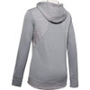UNDER ARMOUR WOMEN'S UA DYNASTY FLEECE HOODY STEEL MEDIUM HEATHER - STEEL