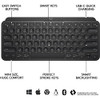 LOGITECH MX KEYS MINI WIRELESS BLUETOOTH KEYBOARD IN BLACK - BLACK