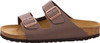 BIRKENSTOCK UNISEX ARIZONA BIRKO-FLOR SANDALS SIZE 43 - MEN 10 - DARK BROWN