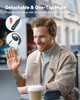 EMEET AIRFLOW OPEN EAR HEADPHONES WITH MIC BLUETOOTH 5.3 WIRELESS E2053 - BLACK