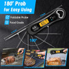 Biison Instant Read Meat Thermometer, Gauge, Water Resistance, For Grilling