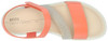 273713-02259-CN-6/6.5 ECCO WOMEN'S FLOWT 2 BAND SANDAL CORAL NUBUCK