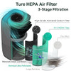 YIOU AIR PURIFIER FOR HOME ROOM UP TO 547FT² H13 TRUE HEPA FILTER - GRAY