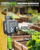 RAINPOINT SPRINKLER TIMER WITH 3 INDEPENDENT PROGRAMS HOSE TIMER IT517P - Green