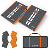 EASTPOINT 2’X3’ ULTRA-PORTABLE CORNHOLE SET WITH 8 BEAN BAGS - ORANGE/BLACK