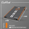 EASTPOINT 2’X3’ ULTRA-PORTABLE CORNHOLE SET WITH 8 BEAN BAGS - ORANGE/BLACK