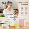 NIIMBOT D110 LABEL MAKER MACHINE WITH TAPE, SIZE SMALL - PINK