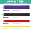 ALLVOCLES RESISTANCE BANDS, PULL UP BANDS YELLOW/RED/BLACK/PURPLE