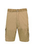 BLUE ROCK MEN'S COTTON STRETCH RIPSTOP CARGO SHORTS WITH BELT - KHAKI - SIZE 42 New