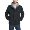 LEVI'S MEN'S WASHED COTTON HOODED MILITARY JACKET MEN XL BLACK New LEVI'S MEN'S WASHED COTTON HOODED MILITARY JACKET MEN XL BLACK New