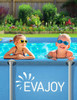 EVAJOY EJ-HF046 85in x 23in x 59in Metal Frame Swimming Pool - BLUE/GRAY