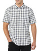 AEM20109SS22 AMAZON ESSENTIALS MEN'S SHORT-SLEEVE POPLIN SHIRT NAVY PLAID M New