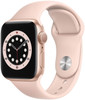 Apple Watch Gen 6 Series 6 40mm Gold Alum - Pink Sand Sport Band MG123LL/A