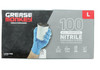 GREASE MONKEY ALL PURPOSE 4MIL THICKNESS DISPOSABLE NITRILE GLOVES 100CT SIZE: L