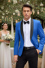 COOFANDY MENS TUXEDO JACKET WEDDING SUIT JACKET SLIM FIT BLAZER - M - ROYAL BLUE New