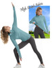 FKEEP WOMEN'S LONG SLEEVE ATHLETIC JACKETS UPF 50+ THUMB HOLES LAKE BLUE S New