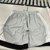 JUMPSTART BASKETBALL SHORT SILVER AND BLACK WHITE STRIPES - L - SILVER/BLACK New