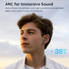 TOZO Hybrid Active Noise Cancelling Wireless Earbuds - Black