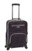 ROCKLAND PASADENA SOFTSIDE SPINNER WHEEL LUGGAGE, CARRY-ON 20" - PURPLE New