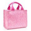 DKNY HADLEE SMALL CANVAS TOTE - HOT PINK